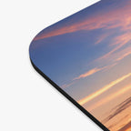 Mountain Sunset Mouse Pad — Scenic Nature Desk Mat for Home & Office
