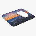 Mountain Sunset Mouse Pad — Scenic Nature Desk Mat for Home & Office