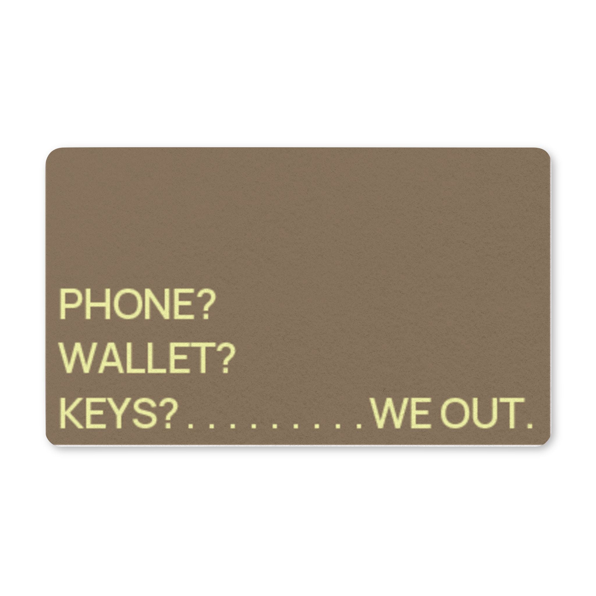 Essentials Polyester Doormat (Brown)