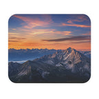 Mountain Sunset Mouse Pad — Scenic Nature Desk Mat for Home & Office