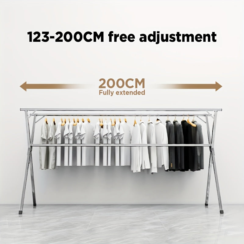 Adjustable drying rack
