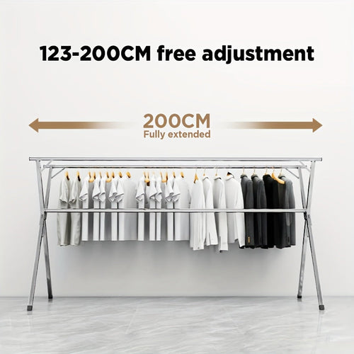 Adjustable drying rack